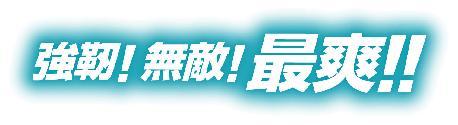 強靭！無敵！爽快！